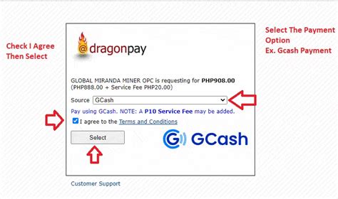 how to pay dragonpay using gcash